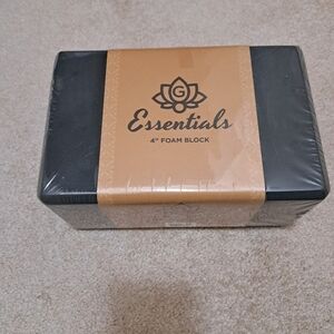Gaiam Essentials - Foam Yoga Block - 4" Foam Block - New - Sealed